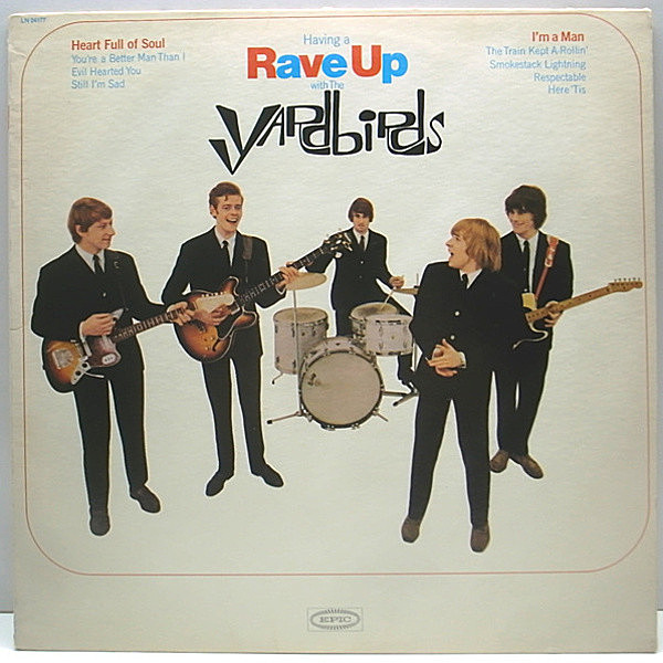 レコードメイン画像：MONO美品!! USオリジ YARDBIRDS Having a Rave Up 貫禄の音質