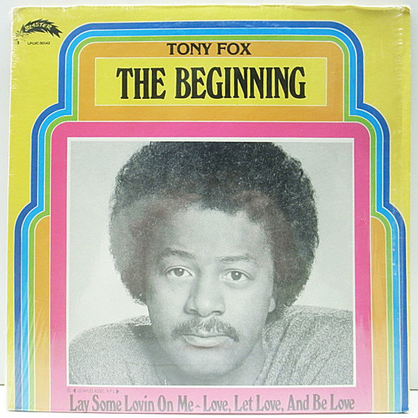 レコードメイン画像：レア・シュリンク付!! USオリジナル TONY FOX The Beginning ('81 Blaster) モダン・ソウル名盤 唯一アルバム Love Let Love And Beloved
