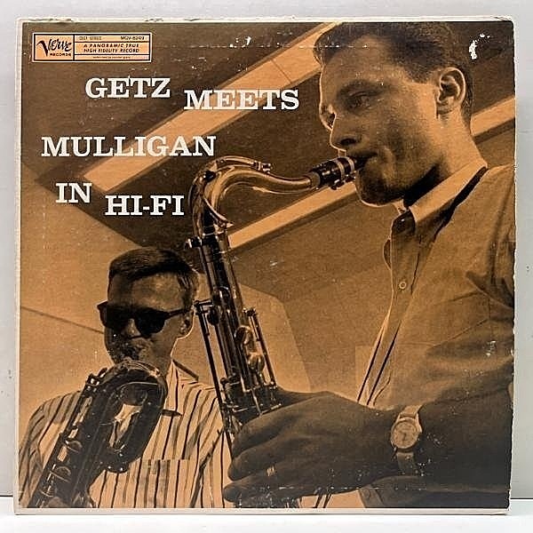 レコードメイン画像：良好盤!! MONO 1st トランペッター 深溝 USオリジナル STAN GETZ, GERRY MULLIGAN Getz meets Mulligan ('57 Verve) 米 初回 モノラル