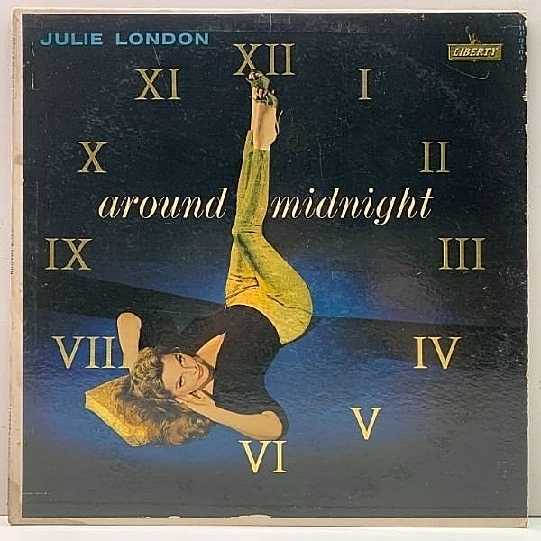 レコードメイン画像：レアなモノラル!美再生! MONO 米オリジナル JULIE LONDON Around Midnight ('60 Liberty LRP 3164) US 初回プレス