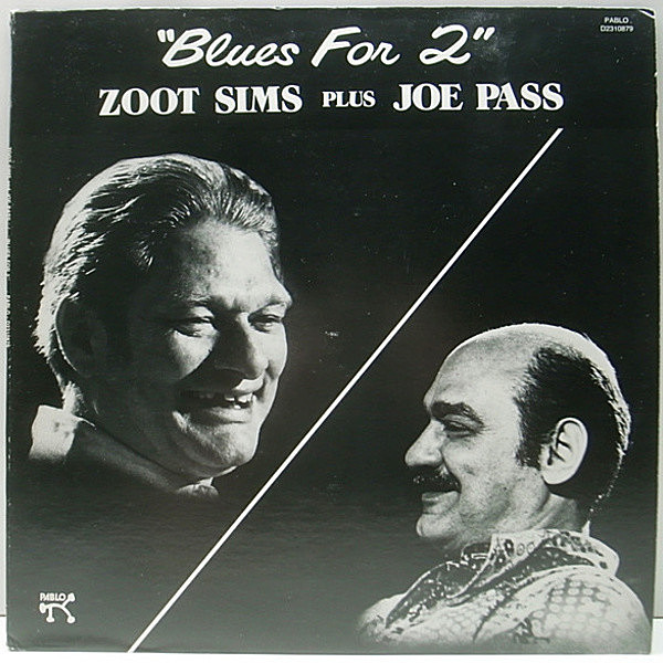 レコードメイン画像：ほぼ美品!! USオリジナル ZOOT SIMS & JOE PASS Blues For 2 ('83 Pablo) 名手ジョーパスとのデュオ作品