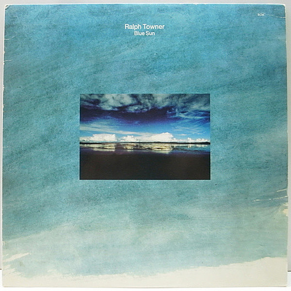 レコードメイン画像：美盤!! USオリジナル RALPH TOWNER Blue Sun ('83 ECM) ラルフ・タウナー 1人多重録音 ソロ・アルバム