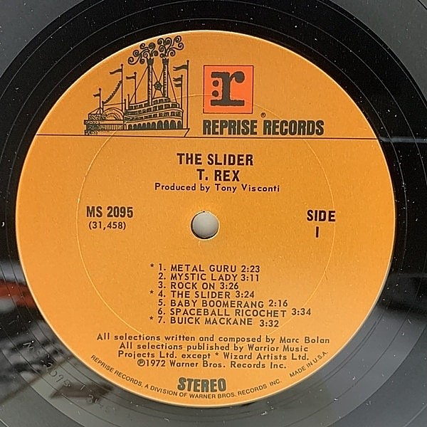 T. REX / The Slider (LP) / Reprise | WAXPEND RECORDS