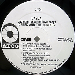 DEREK & THE DOMINOS / Layla (LP) / ATCO | WAXPEND RECORDS