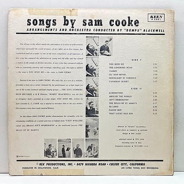 SAM COOKE / Songs By Sam Cooke (LP) / Keen | WAXPEND RECORDS