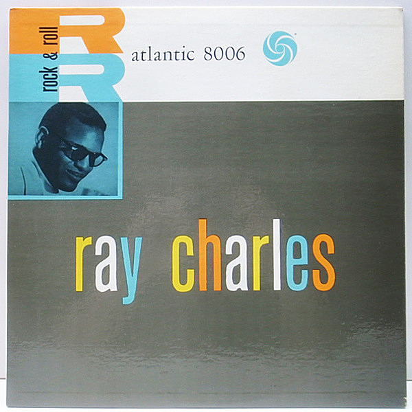 レコードメイン画像：良好!! US MONO 白ファン 赤紫ラベ RAY CHARLES Same／デビュー・アルバム Rock & Roll (Atlantic) レイ・チャールズ 名盤 LP