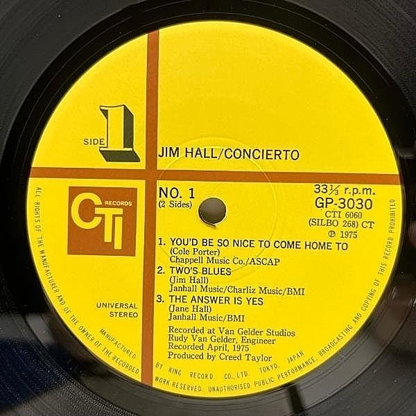 Jim Hall – Jim Hall Live! | Releases | Discogs