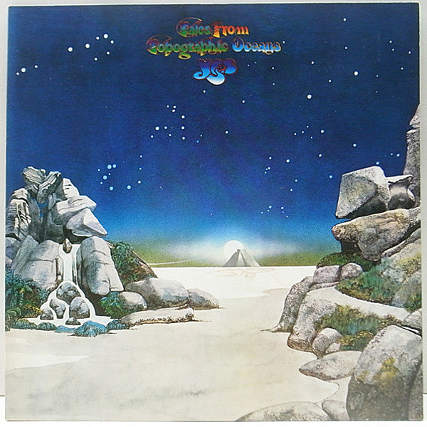 レコードメイン画像：美品 2LP 国内 初回プレス P規格 オリジナル YES Tales From Topographic Oceans ('73 Atlantic) イエス 海洋地形学の物語 解説つき