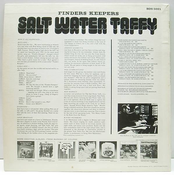 Salt Water Taffy Finders Keepers Lp Buddah Waxpend Records Salt Water Taffy Finders Keepers Lp Buddah Waxpend Records