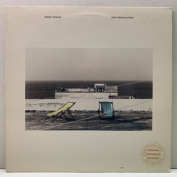 レコードメイン画像：プロモ 美品!! Cut無し USオリジナル RALPH TOWNER, JOHN ABERCROMBIE Five Years Later ('82 ECM) ギター・デュオの名作