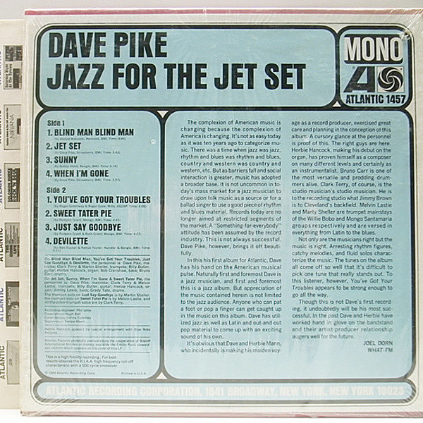 DAVE BAILEY QUINTET レコード　帯,シュリンク付き DAVE BAILEY QUINTET レコード 帯,シュリンク付き ネクスト