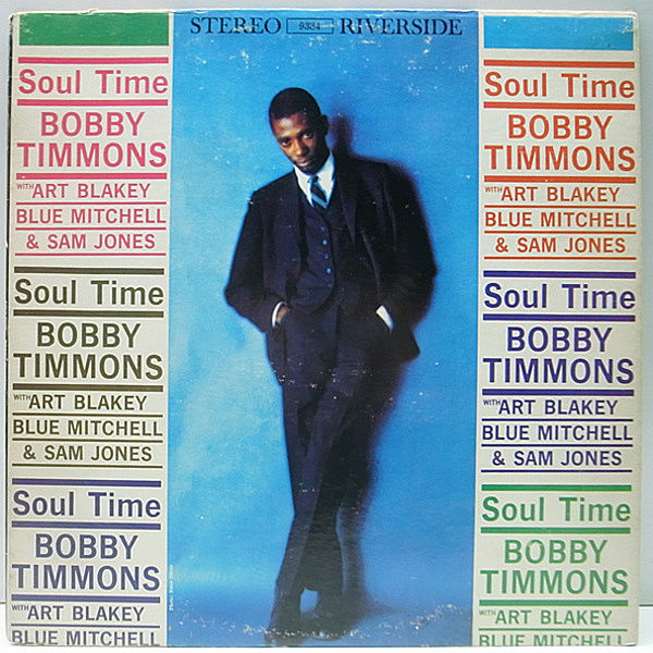 レコードメイン画像：良好!! 黒大 深溝 STEREO オリジナル BOBBY TIMMONS Soul Time ('60 Riverside) BLUE MITCHELL, SAM JONES, ART BLAKEY カルテット作品