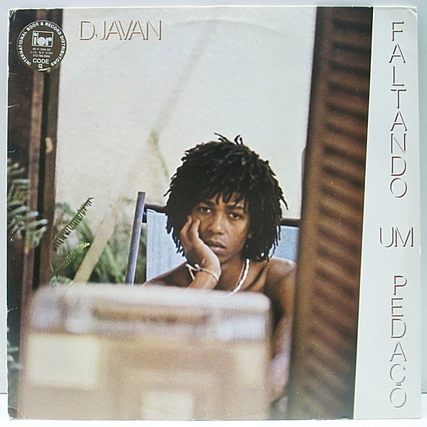 レコードメイン画像：極美盤!! BRASIL オリジナル Serrado 収録 / DJAVAN Faltando Um Pedaco ('82 EMI) SSW - AOR～SOUL／CROSS OVER
