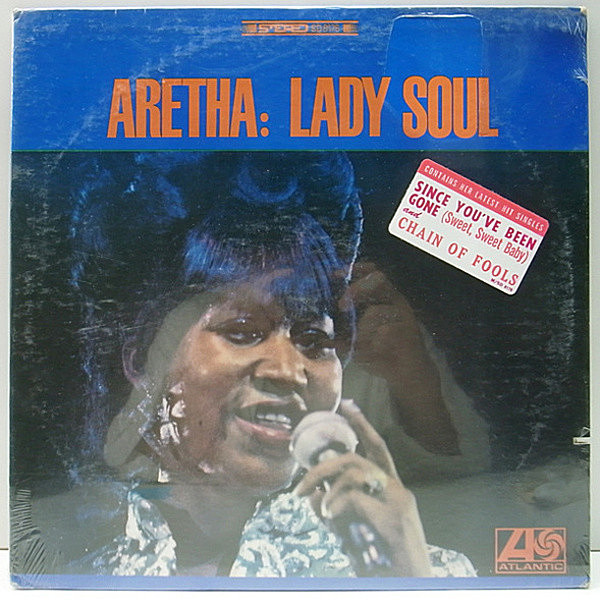 レコードメイン画像：【激レア・シールド 未開封!!】USオリジナル ARETHA FRANKLIN Lady Soul ('68 Atlantic) アレサ・フランクリン 不朽の名作 | SEALED COPY