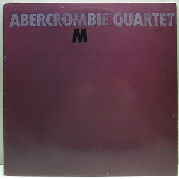 レコードメイン画像：美盤 ECM Orig. JOHN ABERCROMBIE QUARTET / M ('81 ECM)