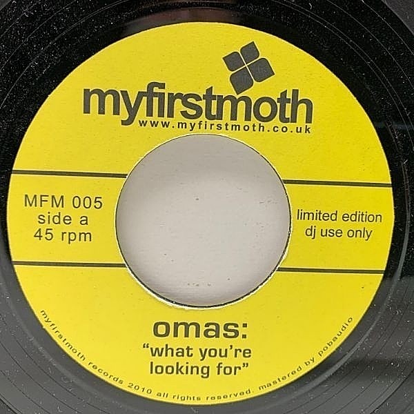 レコードメイン画像：レイドバック・ソウル！45 UKオンリー OMAS What You're Looking For / I'm So Dizzy (My First Moth) サンプリング SAMPLING