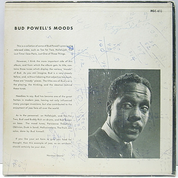 BUD POWELL / Bud Powell's Moods (LP) / Norgran | WAXPEND RECORDS