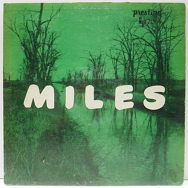 レコードメイン画像：【完全オリジナル】NYC 額縁 ノンコーティング 1stジャケ NEW MILES DAVIS QUINTET (Prestige 7014) 小川のマイルス 緑の小川 JOHN COLTRAN