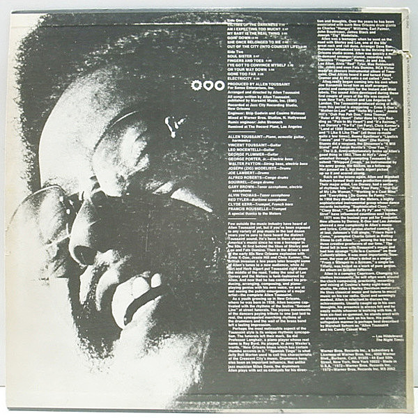 ALLEN TOUSSAINT / Life, Love And Faith (LP) / Reprise