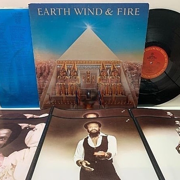 レコードメイン画像：【大判ポスター／インナー完品】美品!! 初版 JC規格 USオリジナル EARTH WIND & FIRE All 'N All ('77 Columbia) Fantasy, Brazilian Rhyme