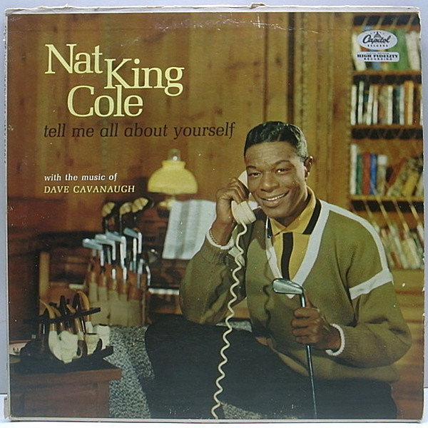 レコードメイン画像：良盤 虹 MONOオリジ NAT KING COLE Tell Me All About Yourself