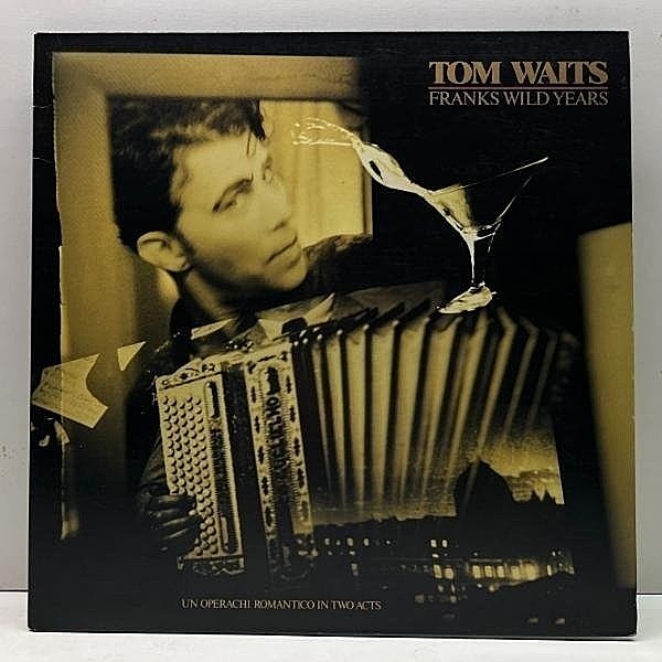 レコードメイン画像：良好品!! USオリジナル 手書きDMM刻印 TOM WAITS Franks Wild Years ('87 Island) 聖クリストファーを吊るせ アバンギャルドロック傑作 LP