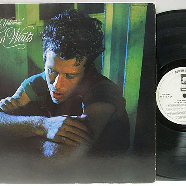 レコードメイン画像：プロモ 美品 USオリジナル TOM WAITS Blue Valentine ('78 Asylum) WHITE PROMO LP 米 SSW トム・ウェイツ 名盤
