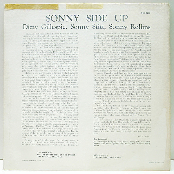 DIZZY GILLESPIE / SONNY STITT / SONNY ROLLINS / Sonny Side
