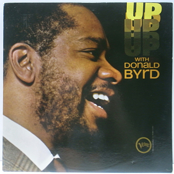 レコードメイン画像：MONO VANGELDER刻印 オリジナル DONALD BYRD Up With ～ ('64 Verve) 1st 濃黒Tラベ | Herbie Hancock, Kenny Burrell, Ron Carter ほか