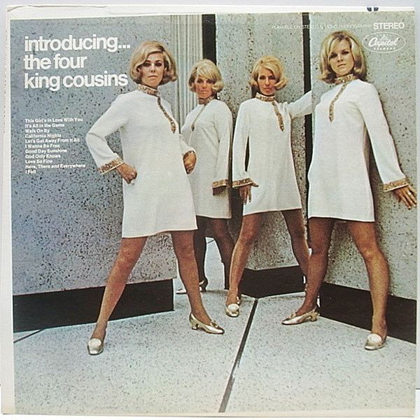 レコードメイン画像：レア!良好! 1st 虹ツヤ USオリジナル FOUR KING COUSINS Introducing ('68 Capitol) フォー・キング・カズンズ ／デビュー作 初回プレス LP