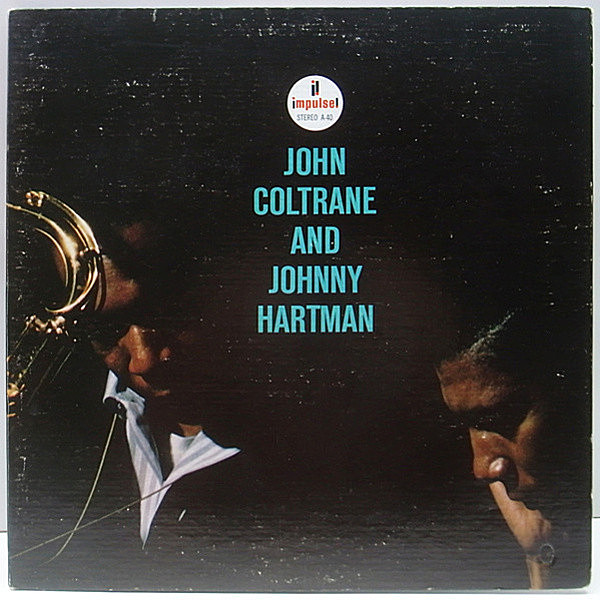 レコードメイン画像：美盤!! JOHN COLTRANE & JOHNNY HARTMAN (Impulse AS-40) ジョニー・ハートマン／ジョン・コルトレーン共演作 US 黄Lbl. STEREO LP
