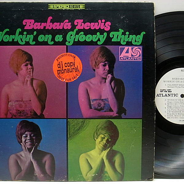 レコードメイン画像：MONO プロモオンリー 美盤!! BARBARA LEWIS Workin On A Groovy