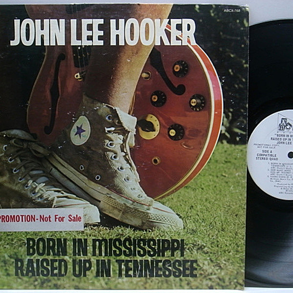 レコードメイン画像：美盤!! 白プロモ USオリジ JOHN LEE HOOKER Born In Mississippi