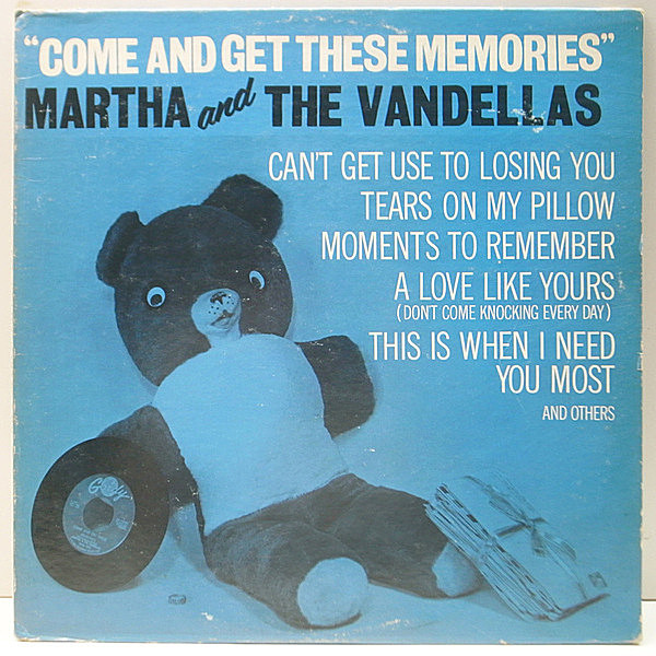 レコードメイン画像：レア MONO 深溝 USオリジナル MARTHA And THE VANDELLAS Come And Get These Memories ('63 Gordy 902) モノラル LP プレイ概ね良好！