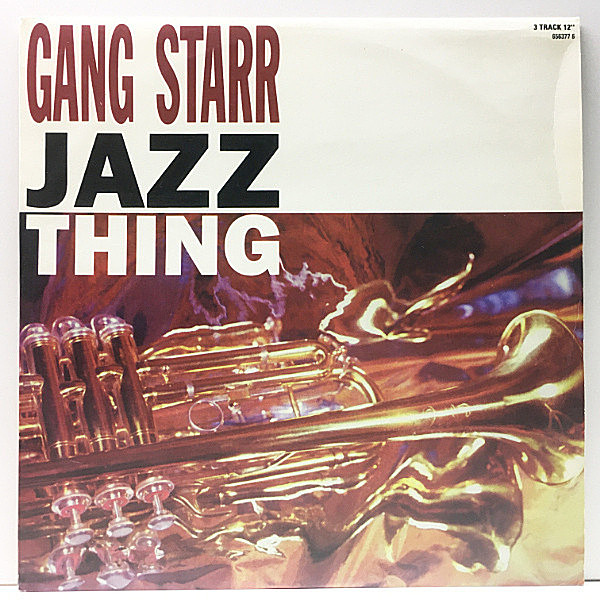 レコードメイン画像：【インスト収録】UKオリジナル 45回転 GANG STARR Jazz Thing ('90 CBS) ギャング・スター 12'' スパイク・リー 映画 Mo' Better Blues