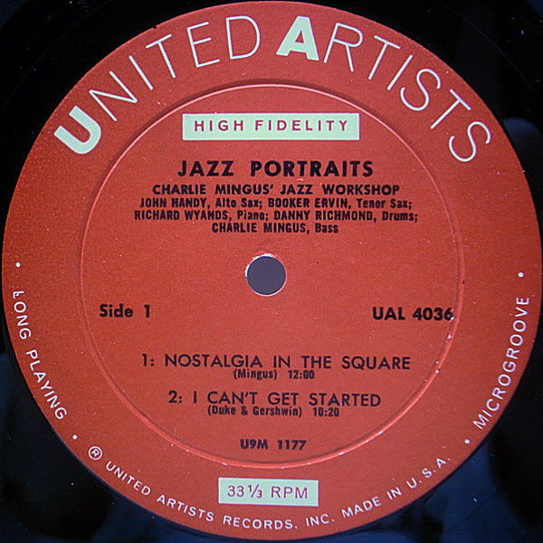CHARLES MINGUS / CHARLIE MINGUS / Jazz Portraits (LP