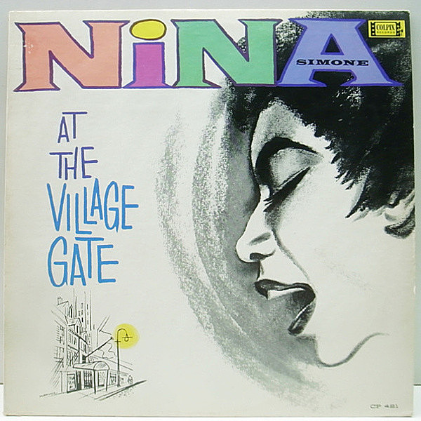 レコードメイン画像：レアな美品!! MONO オリジナル NINA SIMONE At The Village Gate ('62 Colpix) ニーナ・シモン NYでの傑作ライヴ