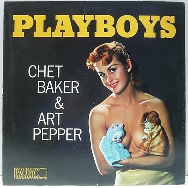 レコードメイン画像：美盤!音抜群! 深溝 MONO オリジナル CHET BAKER & ART PEPPER Playboys '57 初回 World Pacific | Phil Urso, Carl Perkins, Curtis Counce