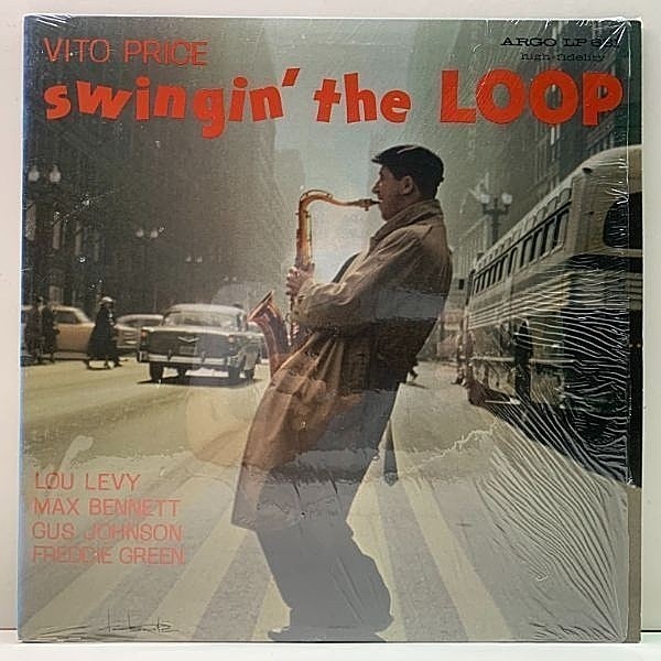 レコードメイン画像：シュリンク極美品!! USプレス VITO PRICE Swingin' The Loop (Argo LP 631) w./FREDDIE GREEN 自身名義での唯一のアルバム 米リイシュー Lp