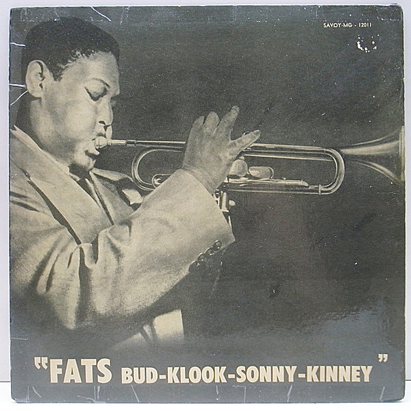 レコードメイン画像：FLAT 赤ラベ 手書きRVG オリジナル FATS NAVARRO Fats-Bud-Klook-Sonny-Kinney | Key PentonのVo.も◎ Kenny Dorham, Ernie Henry ほか