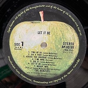 BEATLES / Let It Be (LP) / Apple | WAXPEND RECORDS BEATLES / Let It Be (LP) / Apple | WAXPEND RECORDS