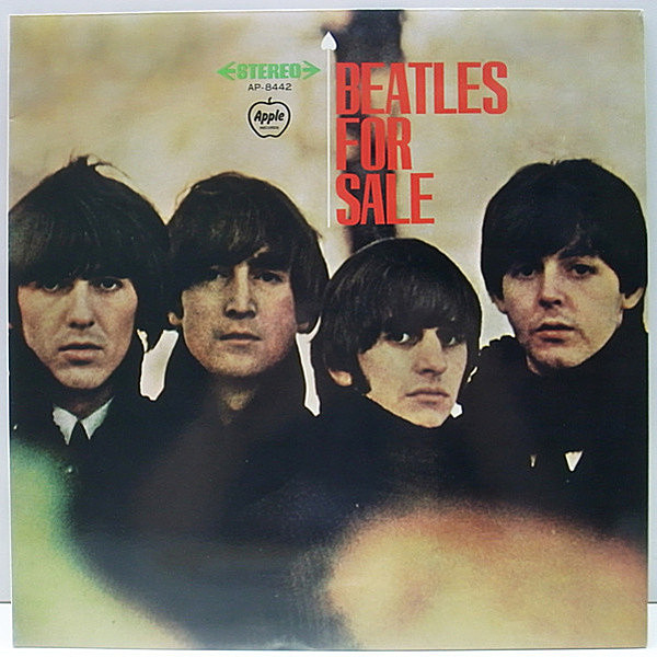 レコードメイン画像：国内 東芝 THE BEATLES For Sale ('68 Apple / AP-8442) ビートルズ・フォー・セール 見開き 歌詞シート 黒インナー付き