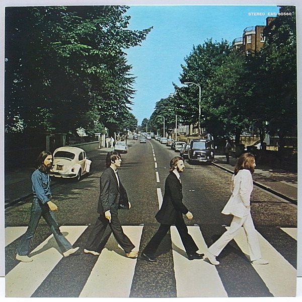 レコードメイン画像：美品!! 国内 東芝 THE BEATLES Abbey Road (Apple / EAS-80560) ビートルズ／アビイ・ロード 解説付き／HER MAJESTY印刷なし