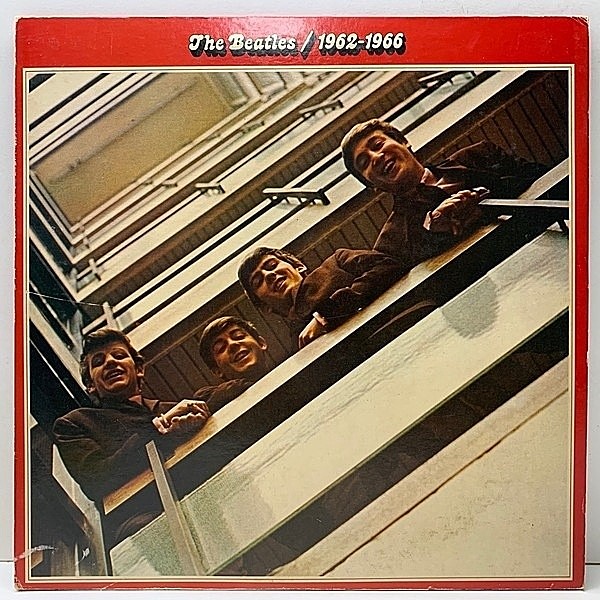 レコードメイン画像：JPN 東芝音工 2LP ビートルズ THE BEATLES 1962-1966 (Apple EAP-9032) 2枚組 赤 ベスト BEST