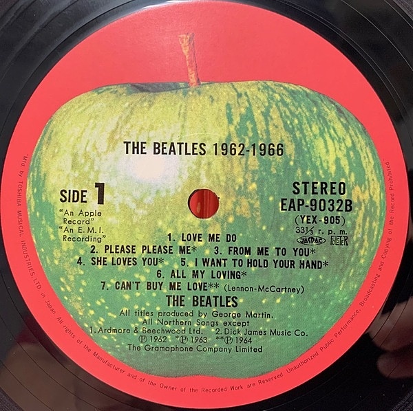 高品質 激レア！初期版ビートルズレコード the beatles1962~19662枚組