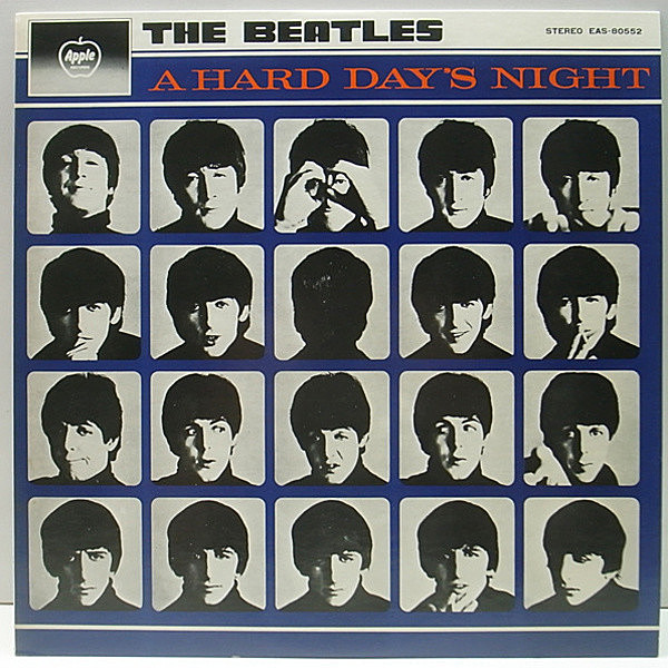 レコードメイン画像：美品!! 国内 東芝 THE BEATLES A Hard Day's Night (Apple / EAS-80552) ビートルズがやって来るヤァ!ヤァ!ヤァ! 解説・歌詞シート付き