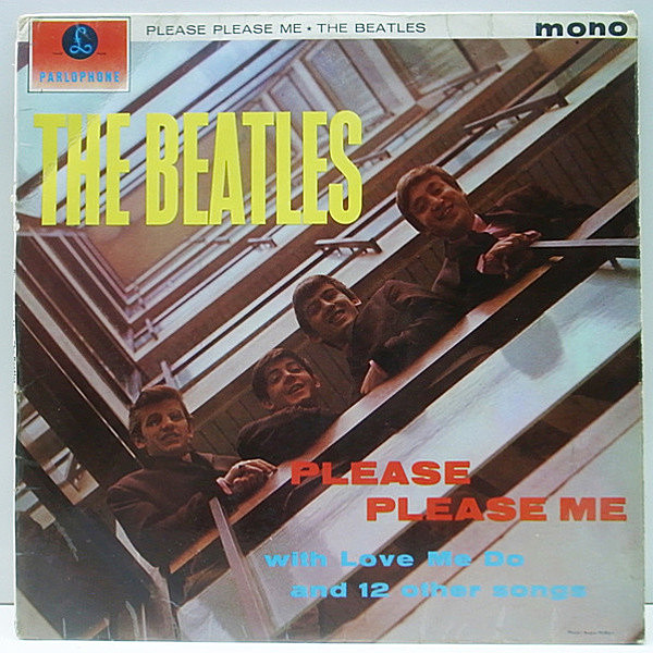 レコードメイン画像：良好!! UK 英 モノラル Y&Bラベ THE BEATLES Please Please Me (Parlophone / PMC 1202) マト1N/1N 初期のErnest J. Day & ラージ MONO