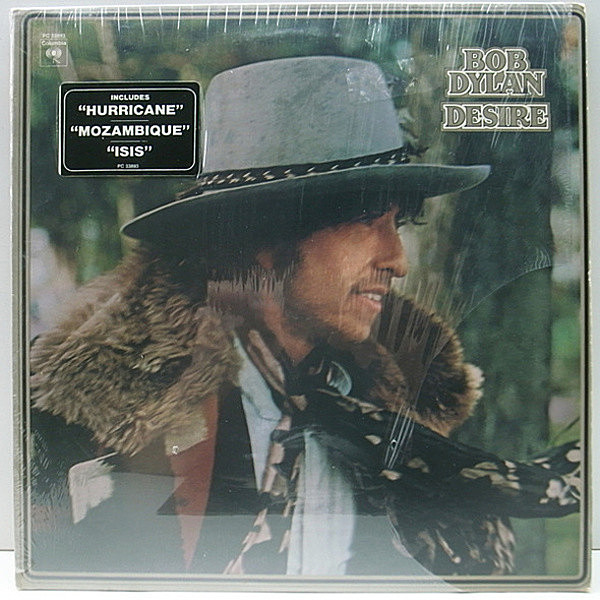 レコードメイン画像：レア・シュリンク＋広告シール!! 美品 初回 PC規格 USオリジナル BOB DYLAN Desire ('76 Columbia) 最高傑作の一つ『欲望』