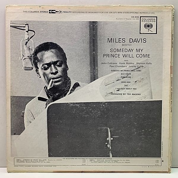 MILES DAVIS / Someday My Prince Will Come (LP) / Columbia 
