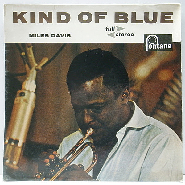 レコードメイン画像：蘭 オリジナル LP ジャケ・レーベル誤植!! MILES DAVIS Kind Of Blue (黒銀 Fontana) 内溝あり Full Stereo | Holland／Netherlands 初回盤